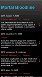 Mobile Screenshot of mortalbloodline.blogspot.com