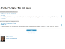 Tablet Screenshot of anotherchapterforthebook.blogspot.com