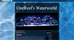 Desktop Screenshot of onereef.blogspot.com