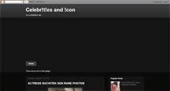 Desktop Screenshot of celebritiesandicon.blogspot.com
