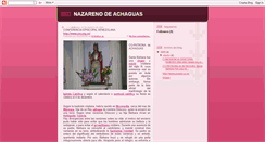 Desktop Screenshot of elnazarenodeachaguas.blogspot.com