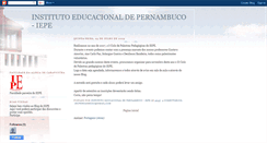 Desktop Screenshot of iepernambuco.blogspot.com