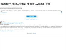 Tablet Screenshot of iepernambuco.blogspot.com