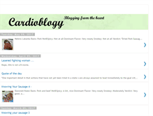 Tablet Screenshot of cardioblogy.blogspot.com