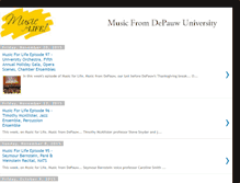 Tablet Screenshot of depauwmusicforlife.blogspot.com