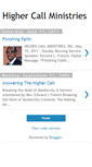 Mobile Screenshot of higher-call.blogspot.com