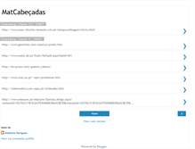 Tablet Screenshot of matcabecadas.blogspot.com