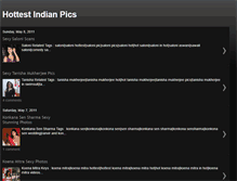 Tablet Screenshot of hottestindianpics.blogspot.com