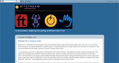 Desktop Screenshot of bitstreamindia.blogspot.com