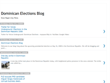Tablet Screenshot of dominicanelections.blogspot.com