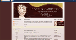 Desktop Screenshot of escritosadictos.blogspot.com