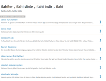 Tablet Screenshot of ilahiler-dinle.blogspot.com