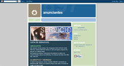 Desktop Screenshot of anunciantesya.blogspot.com