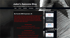 Desktop Screenshot of jadensawesomeblog.blogspot.com