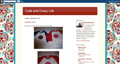 Desktop Screenshot of cuteandcrazylife.blogspot.com