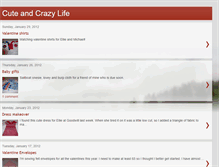 Tablet Screenshot of cuteandcrazylife.blogspot.com