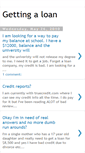 Mobile Screenshot of getting-a-loan.blogspot.com