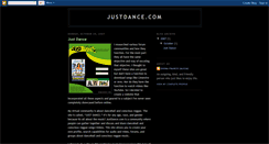 Desktop Screenshot of justdancecom.blogspot.com