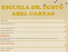 Tablet Screenshot of escueladrjustoabelcartas.blogspot.com