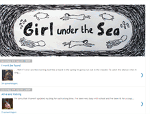 Tablet Screenshot of girlunderthesea.blogspot.com