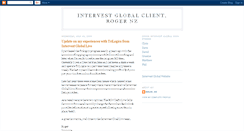 Desktop Screenshot of intervestclient-roger.blogspot.com