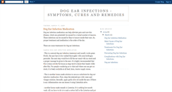 Desktop Screenshot of dogsearinfections.blogspot.com