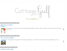 Tablet Screenshot of cottagebythegulf.blogspot.com