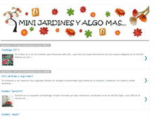 Tablet Screenshot of minijardinesyalgomas.blogspot.com