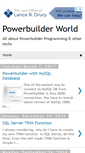 Mobile Screenshot of powerbuilderworld.blogspot.com