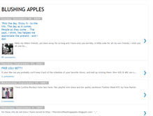 Tablet Screenshot of blushing-apples.blogspot.com