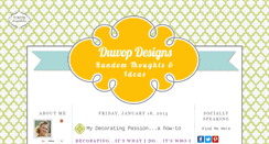 Desktop Screenshot of duwopdesigns.blogspot.com