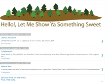 Tablet Screenshot of letmeshowyasomethingsweet.blogspot.com