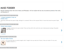 Tablet Screenshot of musefodder.blogspot.com