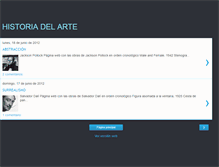 Tablet Screenshot of historiadelartecbe.blogspot.com