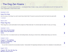 Tablet Screenshot of dogzen.blogspot.com