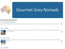 Tablet Screenshot of gourmetgreynomadscamping.blogspot.com