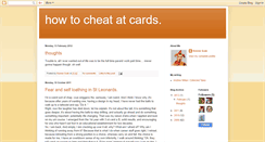 Desktop Screenshot of howtocheatatcards.blogspot.com