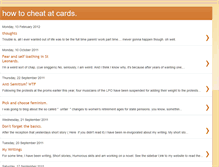 Tablet Screenshot of howtocheatatcards.blogspot.com