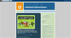 Desktop Screenshot of kidsnextdoorclub.blogspot.com