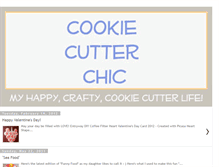 Tablet Screenshot of cookiecutterchic.blogspot.com