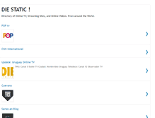 Tablet Screenshot of diestatic.blogspot.com