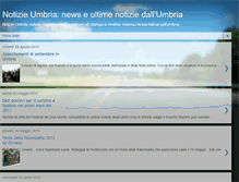 Tablet Screenshot of notizieumbria.blogspot.com