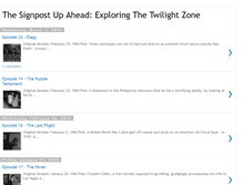 Tablet Screenshot of exploringthetwilightzone.blogspot.com
