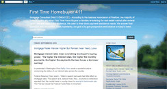 Desktop Screenshot of firsttimehomebuyer411.blogspot.com