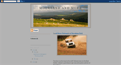 Desktop Screenshot of moorlandandmore.blogspot.com