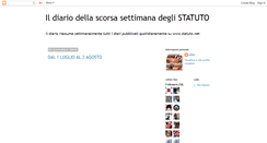 Desktop Screenshot of ildiariostatuto.blogspot.com