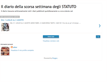 Tablet Screenshot of ildiariostatuto.blogspot.com