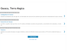 Tablet Screenshot of oaxacanmexico.blogspot.com