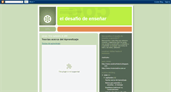 Desktop Screenshot of eldesafiodeaprender.blogspot.com