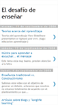 Mobile Screenshot of eldesafiodeaprender.blogspot.com